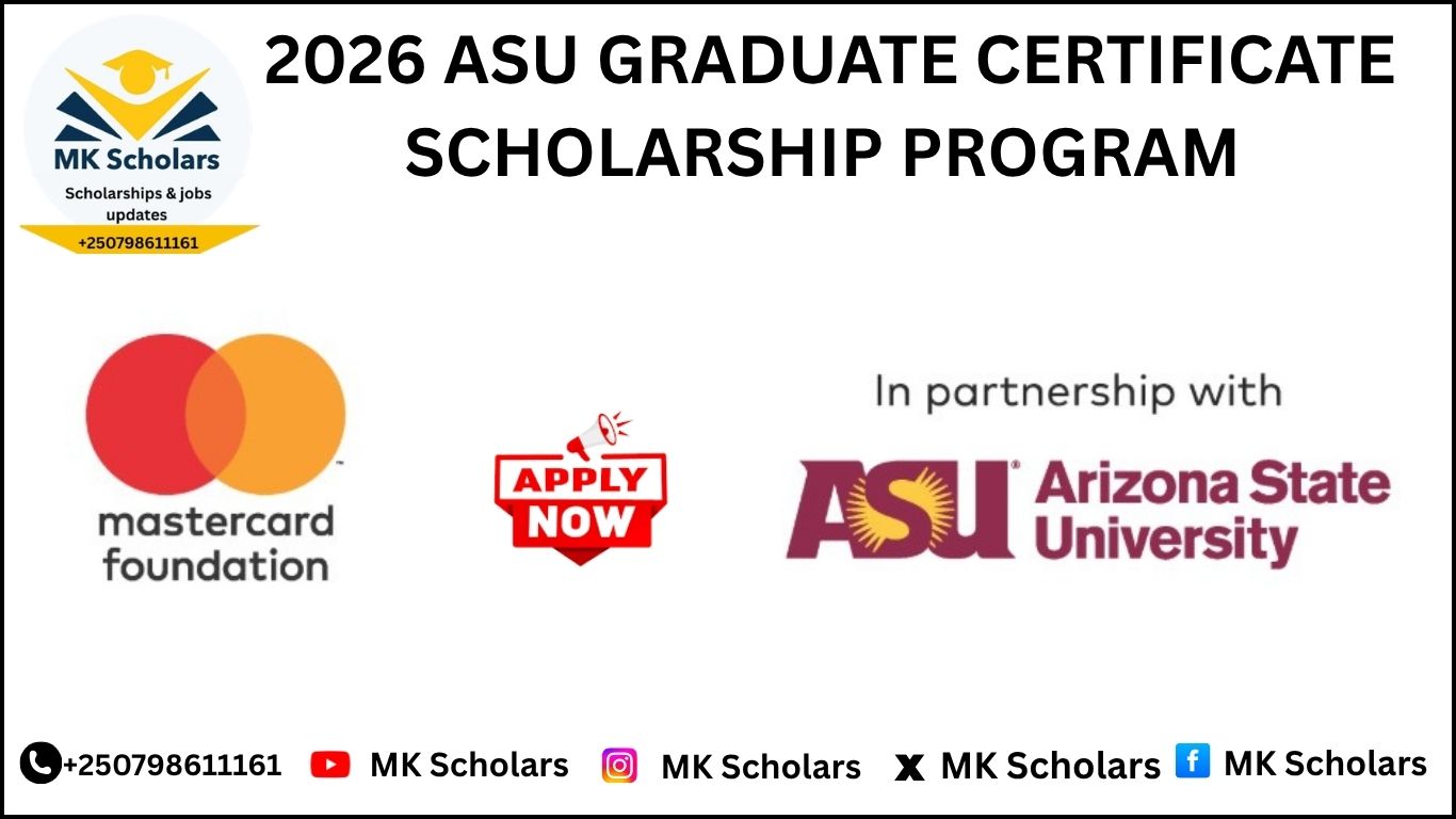 2026 ASU GRADUATE CERTIFICATE SCHOLARSHIP PROGRAM (MASTERCARD FOUNDATION)